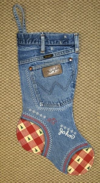 blue jean stocking|Pattern for Blue Jean Christmas Stocking .